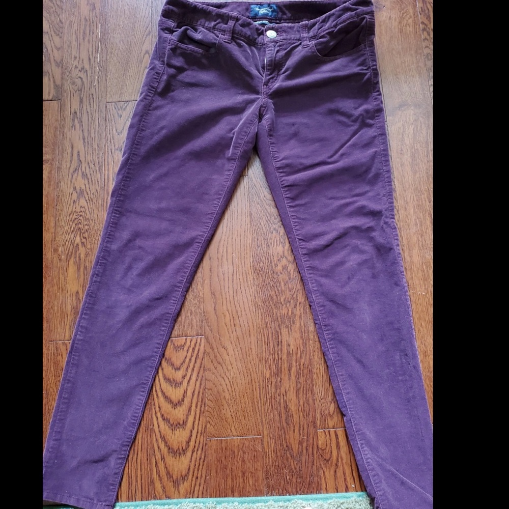 American Eagle Brushed Corduroy Skinny Jeans